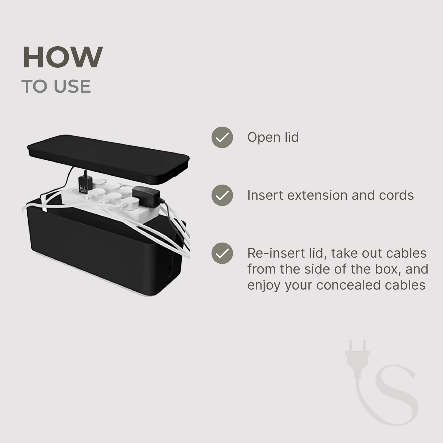 Monochrome Cable Box