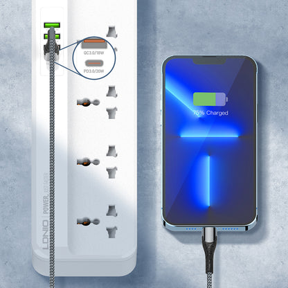 Extension Cord (5 outlets, 3 USB-A, 1 USB-C)