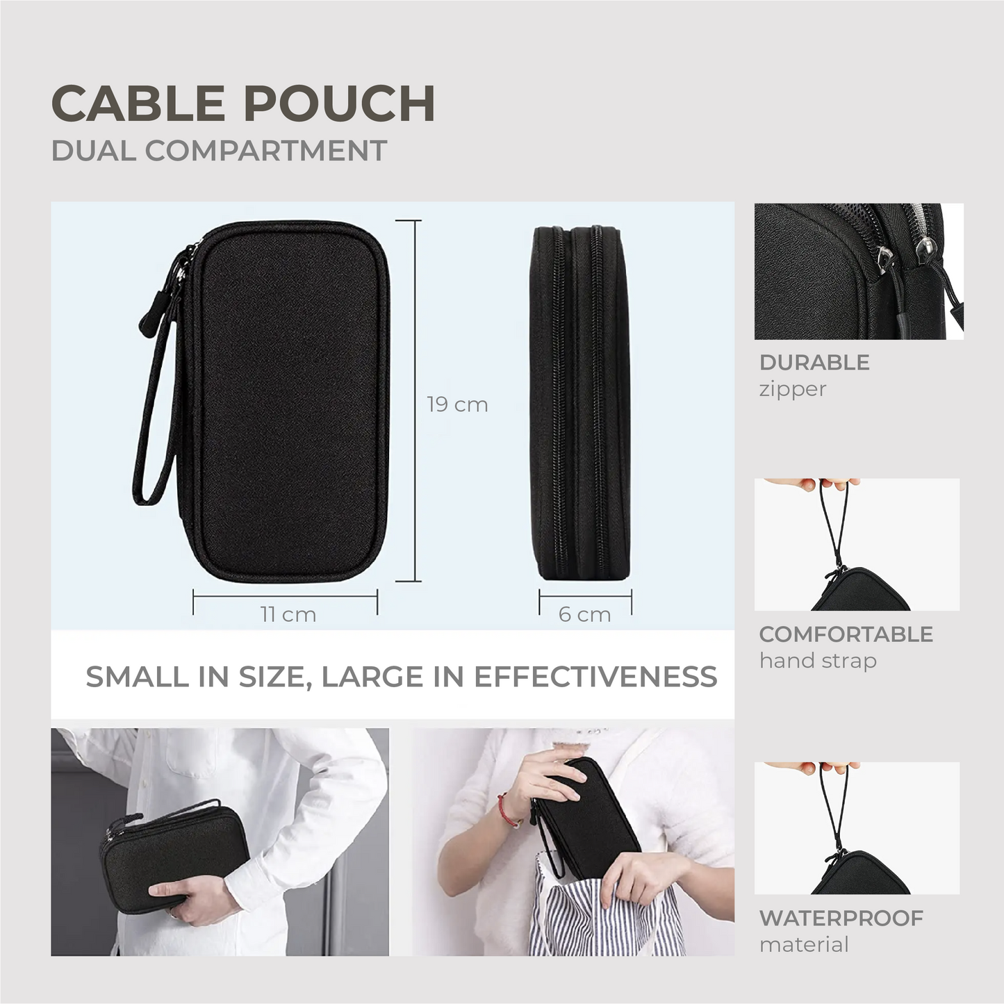 Cable Travel Pouch (Small)