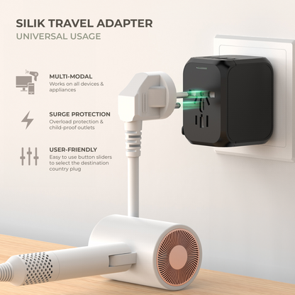 Travel Adapter (2 USB-C & 2USB-A ports)